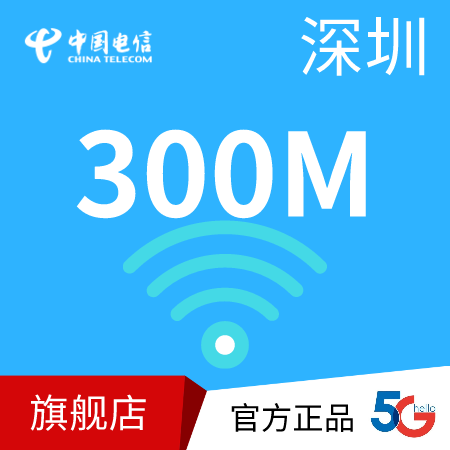 包月：深圳融合光纤300M（城中村版）